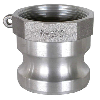 4IN Aluminum CAMLOCK Fitting by BE Power Equipment – 4, Aluminum, Silver, Model 90.390.400