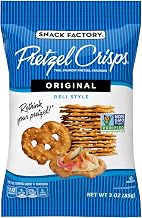 Pretzel Crisps Original Chips, 3 Ounce -- 8 per case.