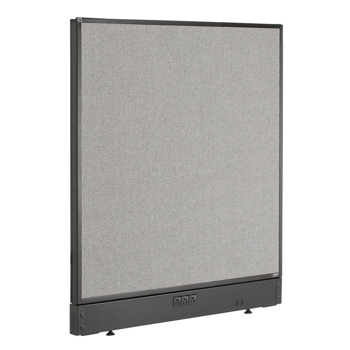 Electric Office Partition Panel by Global Industrial – Alloy Steel, Grey, Model 240224EGY