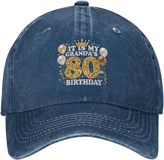 ITIS MYGRANDA'S 80ith Birthday Hat for Women Funny Baseball Hat Funny Gifts for Men