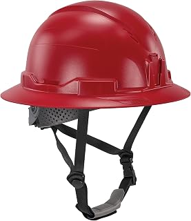 Ergodyne Skullerz 8963 Full Brim Safety Helmet, Type 2 Class E Hard Hat with Chin Strap, ANSI/ISEA Z89.1-2014