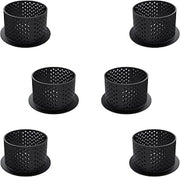Silikomart Tarte-Ring-Round-50x35 Heat-Resistant Perforated Plastic Cutting Ring 1.96 Inch Diameter - 6 Pieces
