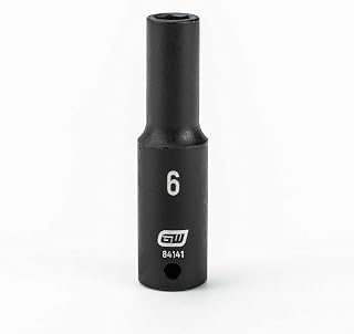GEARWRENCH 1/4" Drive 6 Point Deep Impact Metric Socket 6mm - 84141