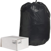 Black Low-Density Recycled Can Liners by Nature Saver – X-Large, 60.0 gallons, Plastic, Black, Pack of 100