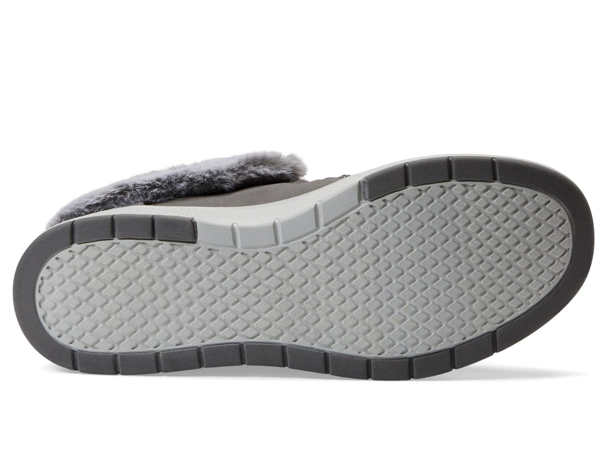 Women's Bobs Skipper Wave - Cozy Queen by Skechers – 7.5, fabric, Charcoal, Model 114270