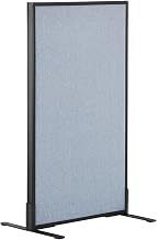 Global Industrial 24-1/4"W x 42"H Freestanding Office Partition Panel, Blue