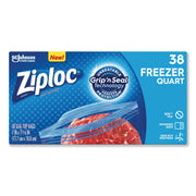 Freezer Bag by Ziploc – Quart, 40-Count, 1.0 quarts, Plastic, Clear, Pack of 9