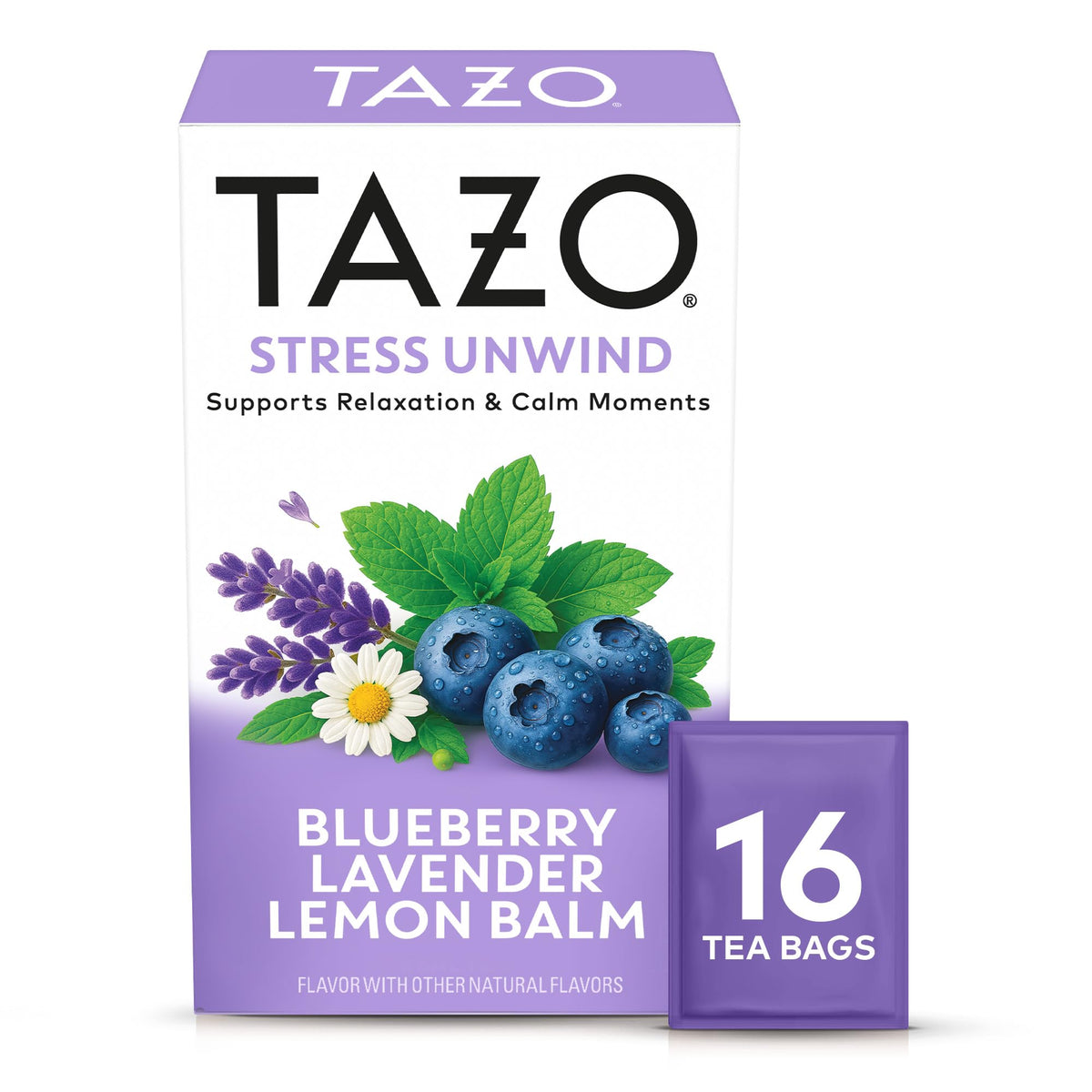 TAZO Blueberry Lavender Lemon / 16 Count / 16 Herbal