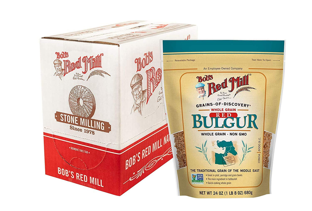 Bulgur Hard Red Wheat by Bob's Red Mill – 96 Ounce (Pack of 1), Pack of 32