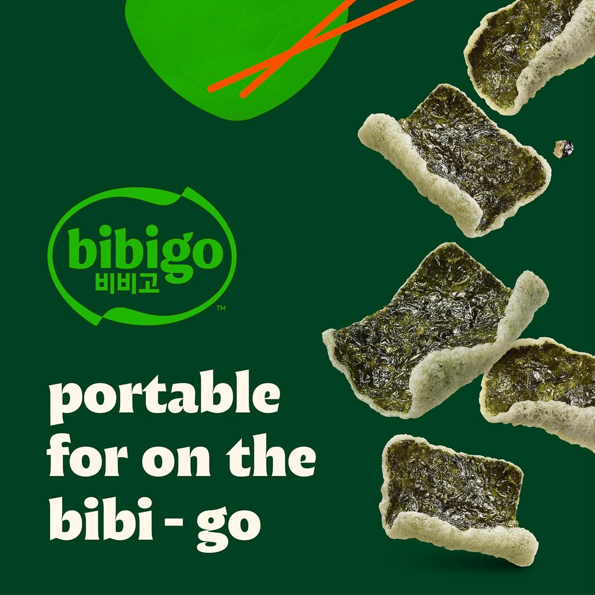 bibigo 1.41 Ounce (Pack of 2) / 2 Seaweed Snacks