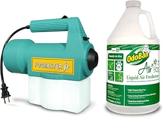 OdoBan Fogmaster Jr. Electric Handheld Fogger and Liquid Air Freshener, 1 Gallon, Spring Fresh Scent