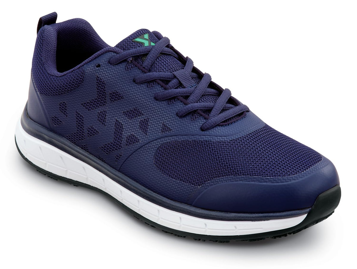 Mens Dark Blue MaxTrax Soft Toe SRO Athletic 13.0 EW by SR Max – 13 X-Wide, Thermoplastic Polyurethane, Dark Blue, Pack of 3, Model Wake