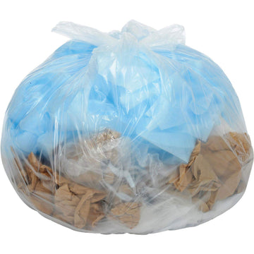 55-60 Gallon Super Duty Clear Trash Bags by Global Industrial – 60.0 gallons, LLDPE, Clear, Model RST395825C