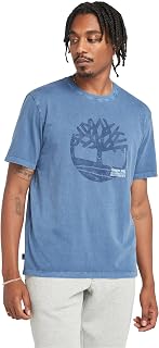 Timberland Men's Garment Dye Logo Graphic T-Shirt