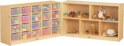 Jonti-Craft 0422JC 20 Cubbie-Tray Fold-n-Lock Storage Without Bins