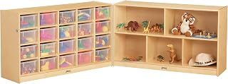 Jonti-Craft 0422JC 20 Cubbie-Tray Fold-n-Lock Storage Without Bins
