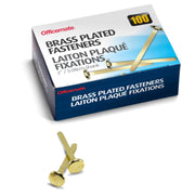 Paper Fasteners by Officemate – 2 Inch, Metal, Gold, Model OIC99817