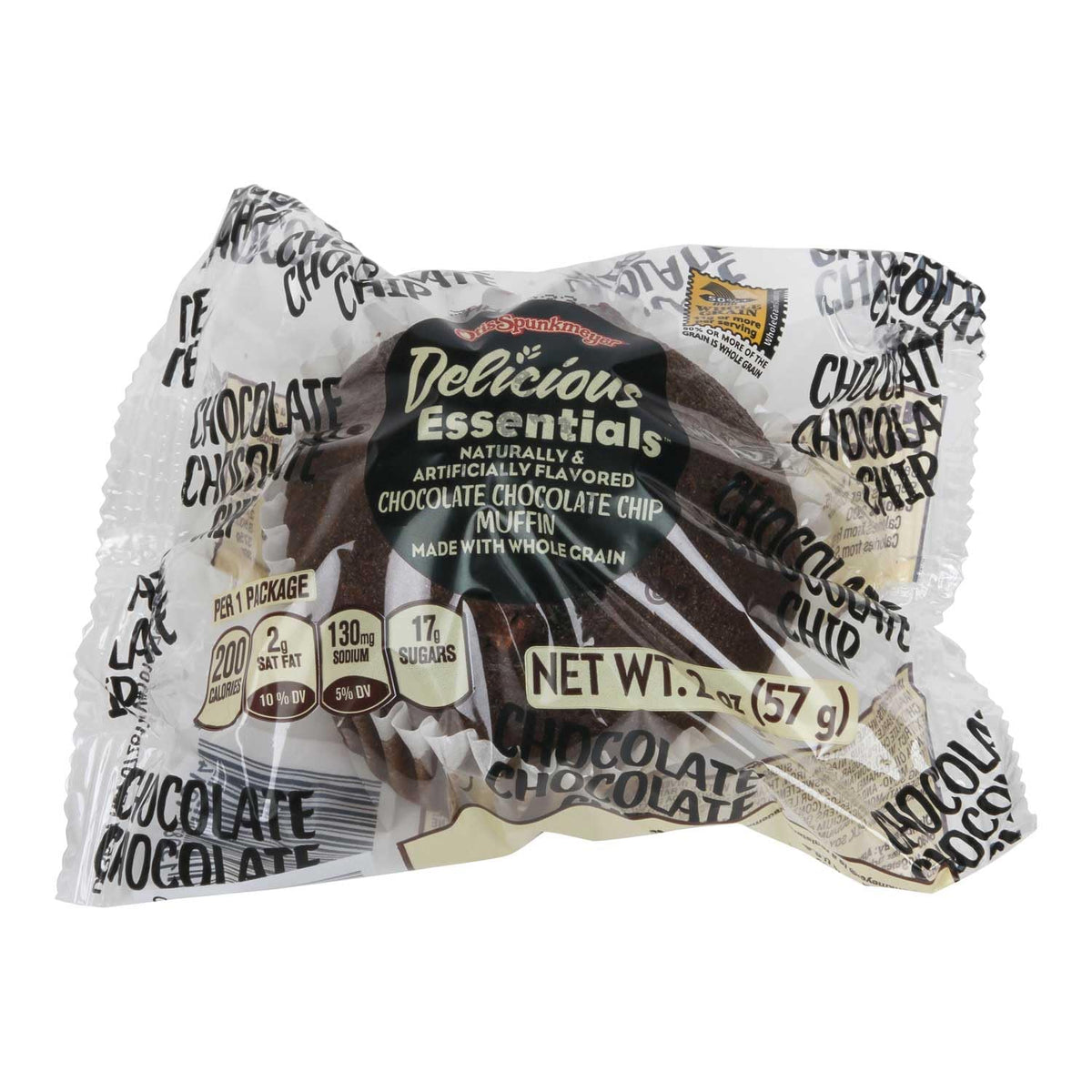 Individually Wrapped Double Chocolate Chip Muffin by Otis Spunkmeyer – Medium, Pack of 72