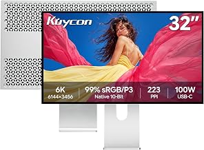 G32P 32 inch 6K UHD Monitor, IPS Glossy Panel (Honeycomb with Stand)
