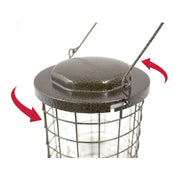 Squirrel Stumper Wild Bird Feeder by Perky-Pet – 6.63W x 5.75D ins., 3 pounds, Metal, Bronze