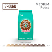 Coffee, Regular, Medium Roast, Ground Coffee, 12 oz Bag by The Original Donut Shop – 12 Ounce (Pack of 1)
