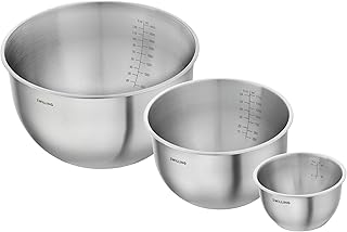ZWILLING Fresh & Save Bowls Bowl Set Stainless Steel 3-Piece S-12 cm M-18 cm L-24 cm