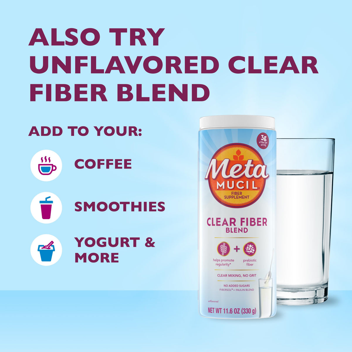 Fiber Supplement by Metamucil – Commercial Grade