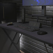 Flash Furniture 23.8L x 45.8W inches / Black / Classic Computers & Accessories