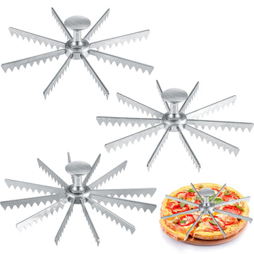 Hushee Cake Divider Set, Aluminum, 8 10 12 Slice Options