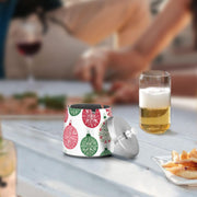 Christmas Light Ball Pattern Splash Ashtray with Lid by ALAZA – Stainless Steel, C4279, Model g541056504p1082c1149s2657