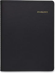 AT-A-GLANCE 2020 Weekly Planner / Appointment Book, 8-1/4" x 11", Large, Black (7095005)