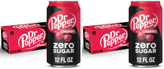 Cherry Zero Sugar Soda by Dr Pepper – 12 Fl Oz (Pack of 24), Pack of 24
