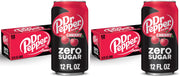 Dr Pepper Zero Sugar Cherry / 12 Fl Oz (Pack of 24) / 1 Soft Drinks
