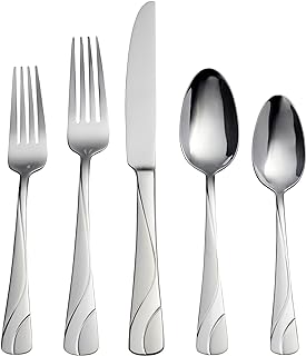 Oneida River 20 Piece Everyday Flatware Set, Service for 4, 18/0 Stainless Steel