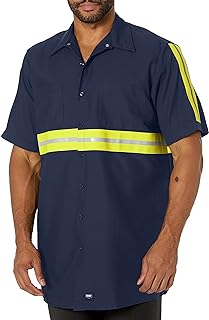 Red Kap Men's Enhanced Visibility IndustrialWork Shirt