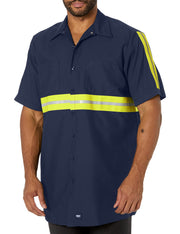 Red Kap 3X-Large / Navy With Yellow/Green Visibility Trim / big Tops