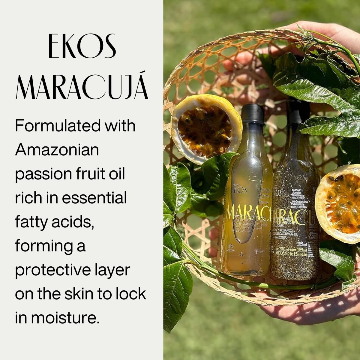Passion Fruit Triple Phase Body Oil by Natura – 6.7 Fl Oz (Pack of 1), Model 2689