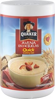 Quaker Avena en Hojuelas Quick Cooking Oats, 11.6 Oz