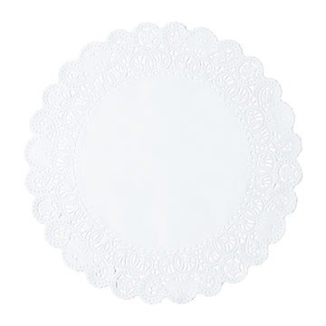Hoffmaster 6" White French Lace Doilies 10000 ct.