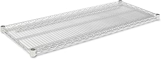 Alera SW584818SR Industrial Wire Shelving Extra Wire Shelves, 48w X 18d, Silver, 2 Shelves/Carton