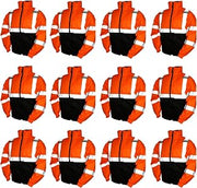 TINGLEY Rubber J26119 Bomber II Orange Winter Jacket (1 Case/12 Jackets) (3X-Large)