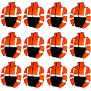 Rubber J26119 Bomber II Orange Winter Jacket (1 Case/12 Jackets) (3X-Large) by TINGLEY – Quilted polyester, Orange, Pack of 12