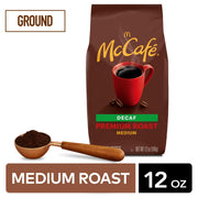 Premium Roast Decaf by McCafe – 12 Ounce (Pack of 1), Model 00043000060919