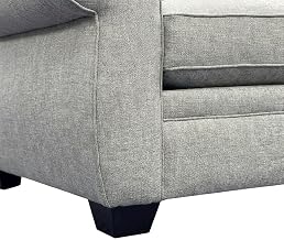 Starlight Canyon Home Fabric-Upholstered Sofa with Transitional Style, Modern Farmhouse Sectional Couch for Living Room and Home Office
