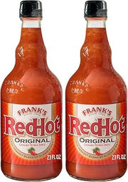 Frank's RedHot Original Cayenne Pepper Hot Wing Sauce, 23 fl oz (Pack of 2)
