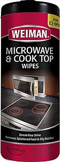 Weiman Microwave & Cook Top Wipes - 30 Count (Pack of 4)