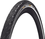 Continental Contact Plus City Bike Tire - Clincher, Wire, Black/Reflex, SafetyPlus Breaker, E50, 26" / 27.5" / 700 Sizes