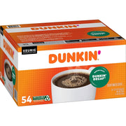 Donuts Original Blend Decaf K Cup Pods by Dunkin' – 54 Count (Pack of 1), Model Dunkin' Donuts