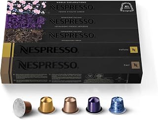 Nespresso Original, Variety Pack, Mild, Medium, 50-Count Espresso Pods