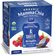 Mamma Chia Raspberry / 14 Ounce (Pack of 6) / Snack Fruit Snacks